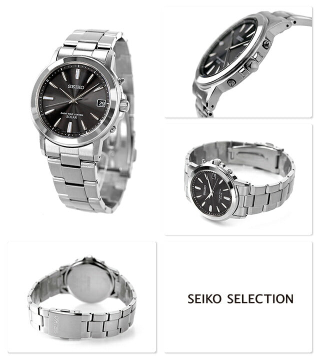 Seiko Selection Watch Brand Radio Solar Men&