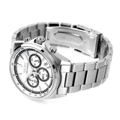 Seiko Selection Quartz Watch Brand Men Limited Model Chronograph SEIKO SBTR031 Analog Silver