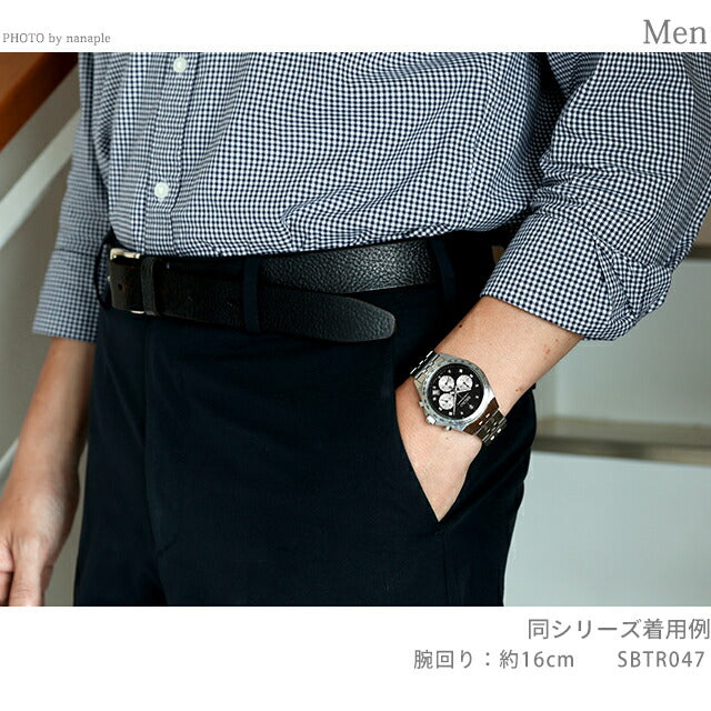 セイコーセレクション Sシリーズ クオーツ 腕時計 ブランド メンズ クロノグラフ SEIKO SELECTION SBTR047 アナログ ブラック 黒 SBTR047