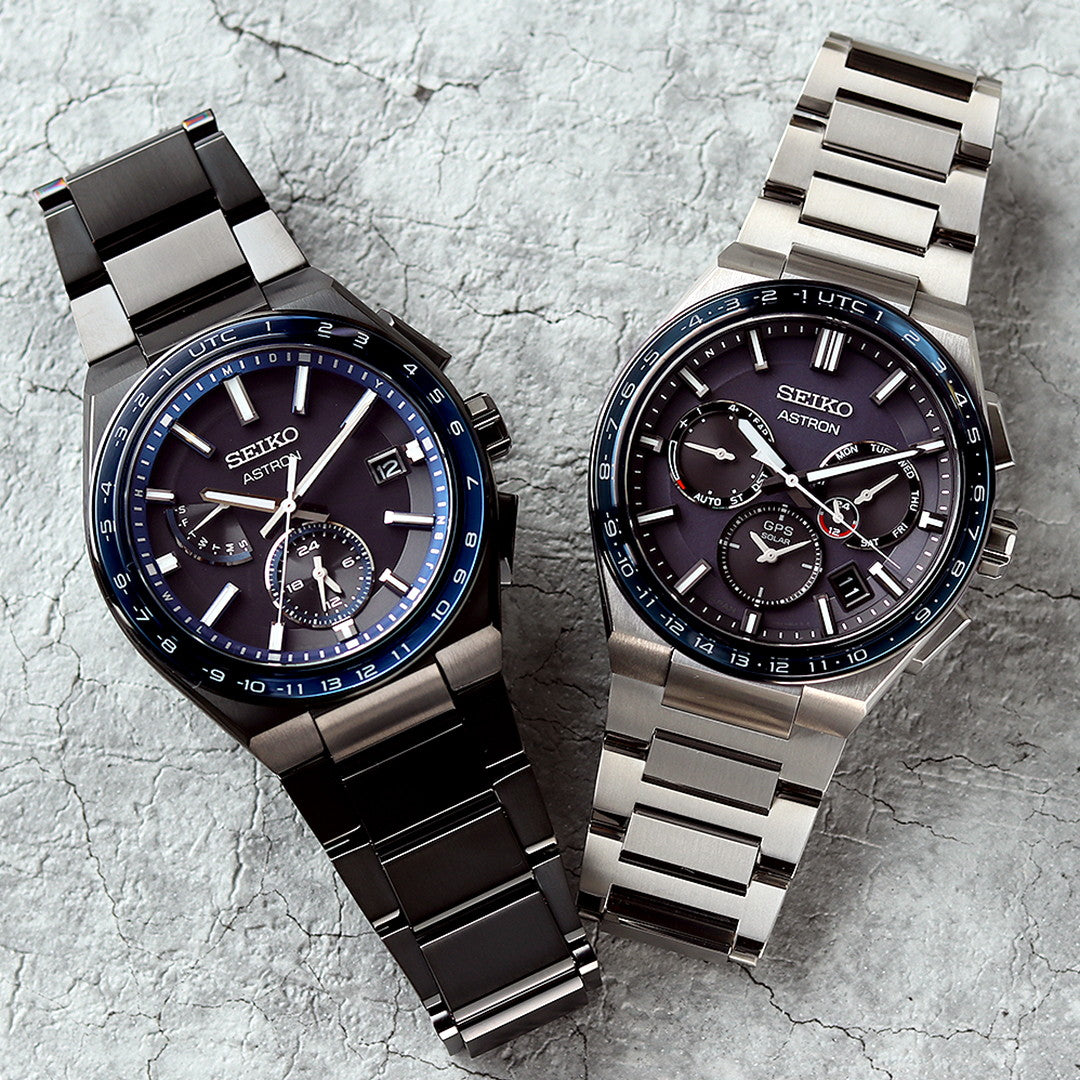 Seiko Astron 5X Titanium World Time Men&