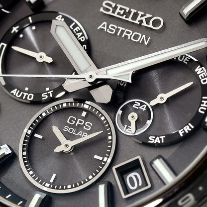 Seiko Astron Nexter GPS太阳能GPS卫星无线电太阳能观看品牌男士核心商店独家钛Seiko Seiko Astron SBXC147