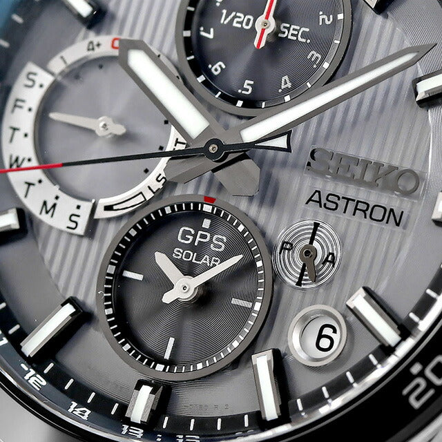 Seiko Astron NEXTER 5X Dual Time Chronograph Radio Solar Watch Brand Men&