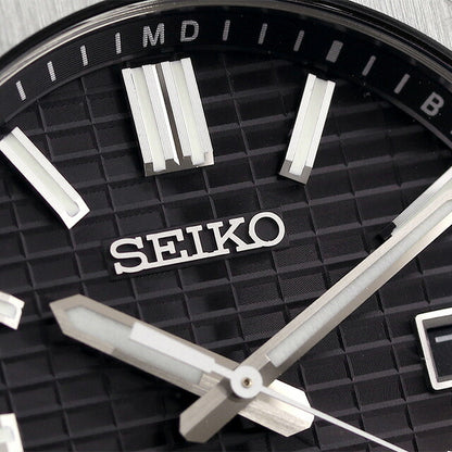 セイコー アストロン ネクスターソーラー電波 ソーラー電波 腕時計 ブランド メンズ チタン SEIKO SBXY063 ブラック 黒 日本製