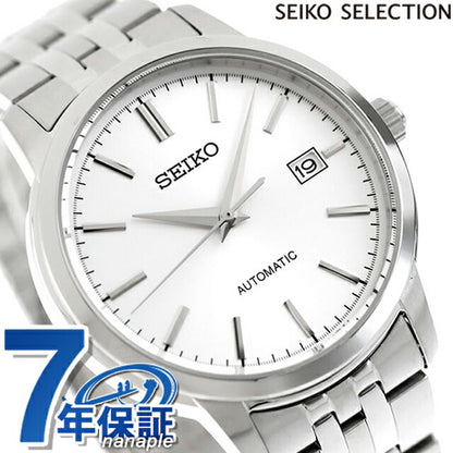 セイコーセレクション Sシリーズ メカニカル 自動巻き 腕時計 ブランド メンズ SEIKO SELECTION SCVE059 アナログ シルバー 日本製 SCVE059