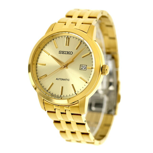 セイコーセレクション Sシリーズ メカニカル 自動巻き 腕時計 ブランド メンズ SEIKO SELECTION SCVE062 アナログ 薄金 ゴールド 日本製 SCVE062