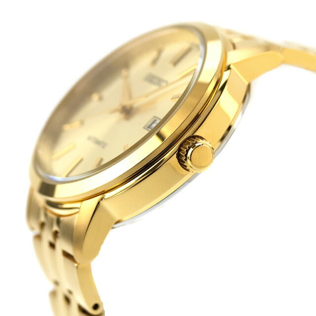 セイコーセレクション Sシリーズ メカニカル 自動巻き 腕時計 ブランド メンズ SEIKO SELECTION SCVE062 アナログ 薄金 ゴールド 日本製 SCVE062
