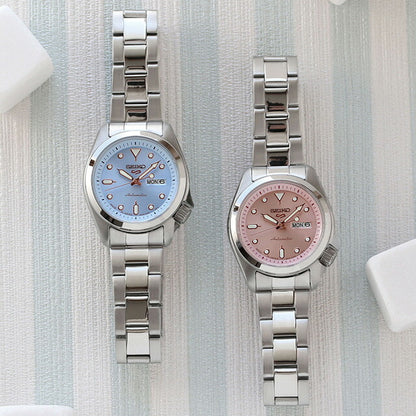 セイコー5 スポーツ 自動巻き 腕時計 ブランド レディース Seiko 5 Sports アナログ グリーン ネイビー ブルー ピンク 日本製 選べるモデル SEIKO-SRRA