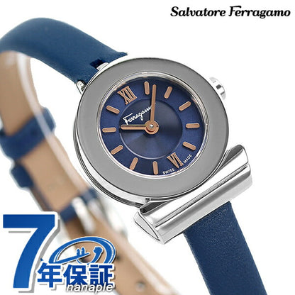 フェラガモ 時計 ガンチーニ 22mm スイス製 レディース 腕時計 ブランド SF4302321 ネイビー SF4302321