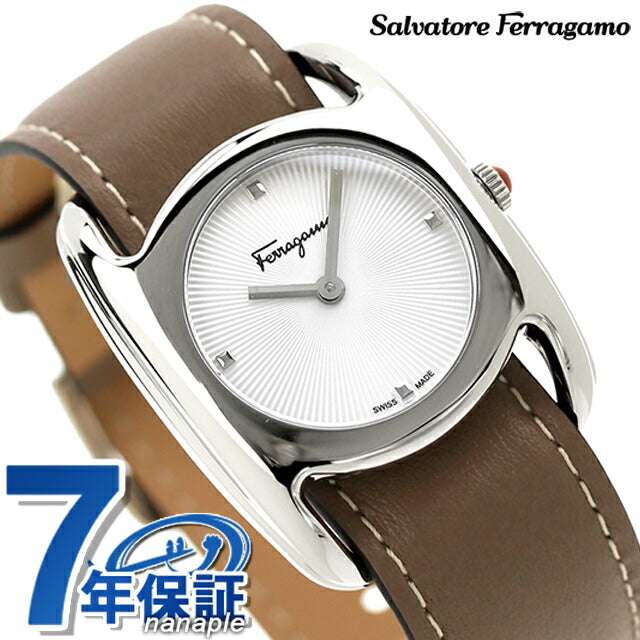 サルヴァトーレ フェラガモ ヴァラ クオーツ 腕時計 ブランド レディース Salvatore Ferragamo SFEL00219 アナログ シルバー グレージュ SFEL00219