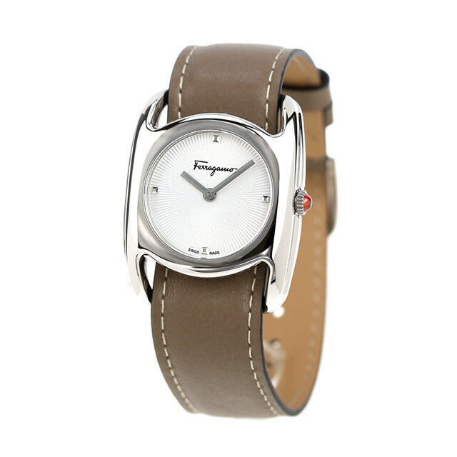 サルヴァトーレ フェラガモ ヴァラ クオーツ 腕時計 ブランド レディース Salvatore Ferragamo SFEL00219 アナログ シルバー グレージュ SFEL00219