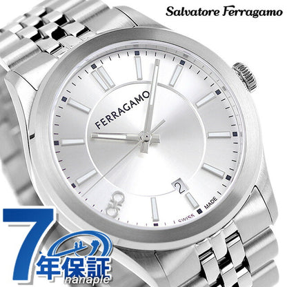 Salvatore Ferragamo New Gent Quartz观看品牌男士Salvatore Ferragamo SFU500323 Analog Silver Switzerland