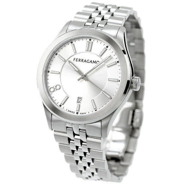 Salvatore Ferragamo New Gent Quartz观看品牌男士Salvatore Ferragamo SFU500323 Analog Silver Switzerland