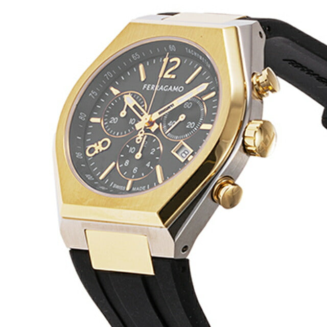 サルヴァトーレ フェラガモ TONNEAU GENT クオーツ 腕時計 ブランド メンズ クロノグラフ Salvatore Ferragamo SFUV00322 アナログ SFUV00322