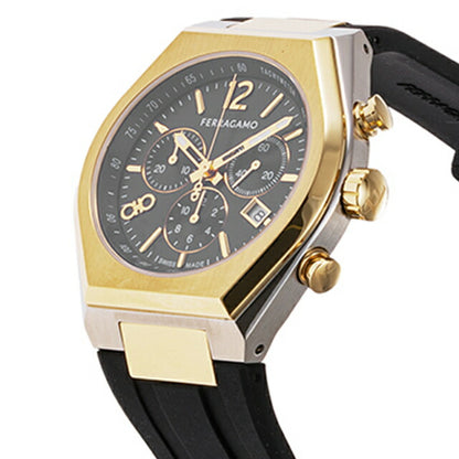 サルヴァトーレ フェラガモ TONNEAU GENT クオーツ 腕時計 ブランド メンズ クロノグラフ Salvatore Ferragamo SFUV00322 アナログ SFUV00322