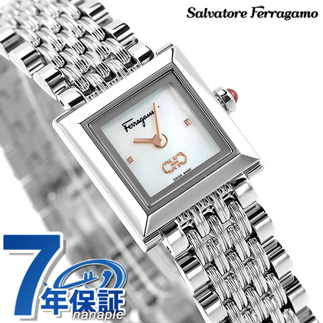 サルヴァトーレ フェラガモ スクエア クオーツ 腕時計 ブランド レディース Salvatore Ferragamo SFYC01122 アナログ シェル スイス製 SFYC01122