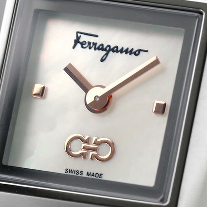 サルヴァトーレ フェラガモ スクエア クオーツ 腕時計 ブランド レディース Salvatore Ferragamo SFYC01122 アナログ シェル スイス製 SFYC01122