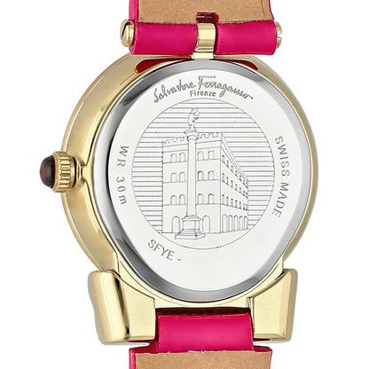 サルヴァトーレ フェラガモ GANCINI クォーツ 電池式 腕時計 ブランド レディース Salvatore Ferragamo SFYE00522 アナログ ホワイト ピンク 白 スイス製 SFYE00522