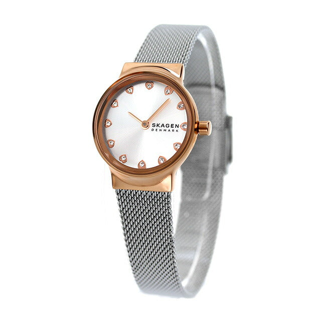 Scagen Watch Brand Ladies Fray Real Quartz SKW3025银牌