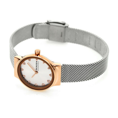 Scagen Watch Brand Ladies Fray Real Quartz SKW3025银牌