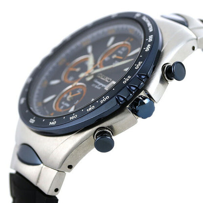 Seiko Jiusia Ramakina Sporta Limited Model Model Ment Watch品牌SNAF85PC Seiko Seiko Blue Black Watch