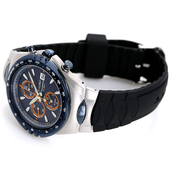 Seiko Jiusia Ramakina Sporta Limited Model Model Ment Watch品牌SNAF85PC Seiko Seiko Blue Black Watch