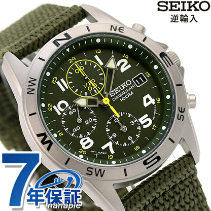 Seiko Chronograph Reimported Overseas Model SND377P2 SND377R Men&