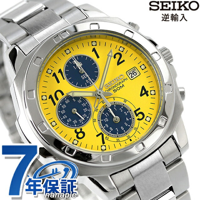 Seiko Chronograph Reimported Overseas Model SND409P1 SND409P Men&