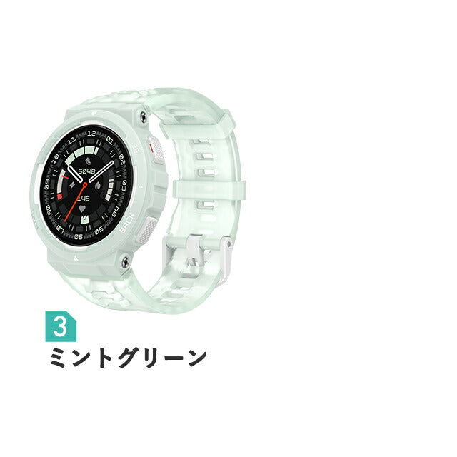 アマズフィット Active Edge 充電式クオーツ スマートウォッチ ブランド メンズ レディース Bluetooth Amazfit デジタル SP170067