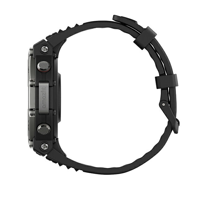 アマズフィット T-Rex 3 充電式クオーツ スマートウォッチ ブランド メンズ Amazfit SP170069-C218 デジタル ブラック 黒 SP170069-C218
