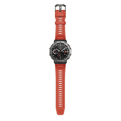 アマズフィット ラバ 充電式クォーツ スマートウォッチ ブランド メンズ Amazfit SP170069-C219 デジタル シルバー レッド 赤 SP170069-C219