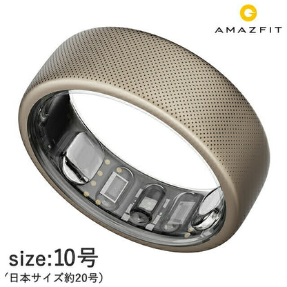 アマズフィット サイズ10（M） 日本サイズ約20号 充電式クォーツ スマートリング ブランド メンズ レディース Bluetooth Amazfit SP170070-S26 SP170070-S26