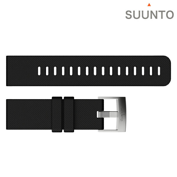 スント シリコンストラップ 時計ベルト 交換用ベルト ブランド メンズ レディース スントアクセサリー SUUNTO SS021846000 ブラック 黒 SS021846000