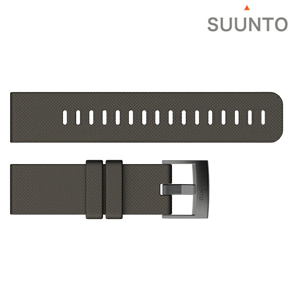 スント シリコンストラップ 時計ベルト 交換用ベルト ブランド メンズ レディース スントアクセサリー SUUNTO SS022227000 グレー SS022227000