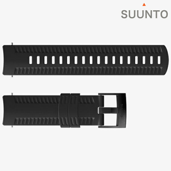 スント シリコンストラップ 時計ベルト 交換用ベルト ブランド メンズ レディース スントアクセサリー SUUNTO SS050105000 ブラック 黒 SS050105000