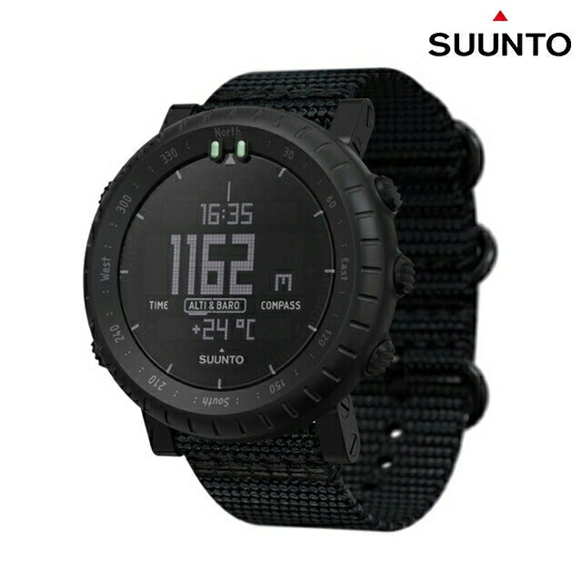 スント Core Alpha Stealth クォーツ 電池式 スマートウォッチ ブランド メンズ SUUNTO SS050504000 デジタル ブラック 黒 フィンランド製 SS050504000