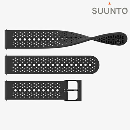 スント シリコンストラップ 時計ベルト 交換用ベルト ブランド メンズ レディース スントアクセサリー SUUNTO SS050691000 ブラック 黒 SS050691000