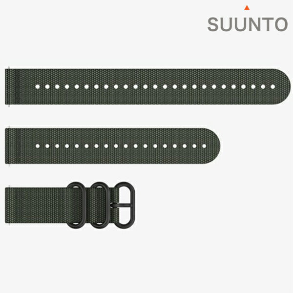 スント 布ストラップ 時計ベルト 交換用ベルト ブランド メンズ レディース スントアクセサリー SUUNTO SS050854000 フォレストグリーン SS050854000