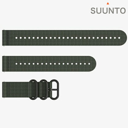 スント 布ストラップ 時計ベルト 交換用ベルト ブランド メンズ レディース スントアクセサリー SUUNTO SS050854000 フォレストグリーン SS050854000
