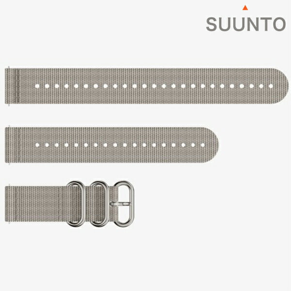 スント 布ストラップ 時計ベルト 交換用ベルト ブランド メンズ レディース スントアクセサリー SUUNTO SS050856000 サンドグレー SS050856000
