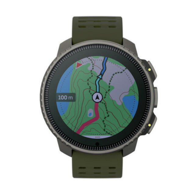スント バーティカル チタニウム ソーラー フォレスト 充電式クオーツ スマートウォッチ メンズ レディース チタン SUUNTO SS050859000 カーキ 記念品 ギフト SS050859000