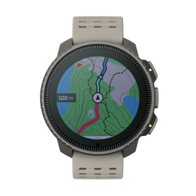 スント バーティカル チタニウム ソーラー サンド 充電式クオーツ スマートウォッチ メンズ レディース チタン SUUNTO SS050860000 ベージュ 記念品 ギフト SS050860000