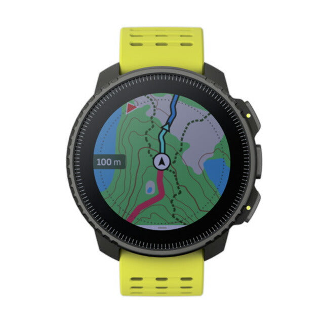 スント バーティカル ブラック ライム 充電式クオーツ スマートウォッチ メンズ レディース SUUNTO SS050864000 イエロー 記念品 プレゼント ギフト SS050864000