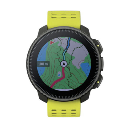 スント バーティカル ブラック ライム 充電式クオーツ スマートウォッチ メンズ レディース SUUNTO SS050864000 イエロー 記念品 プレゼント ギフト SS050864000