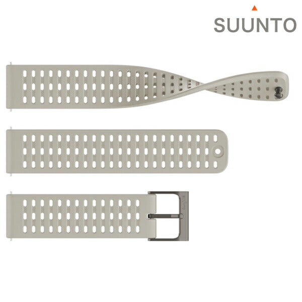 スント シリコンストラップ 時計ベルト 交換用ベルト ブランド メンズ レディース スントアクセサリー SUUNTO SS050884000 サンドグレー SS050884000
