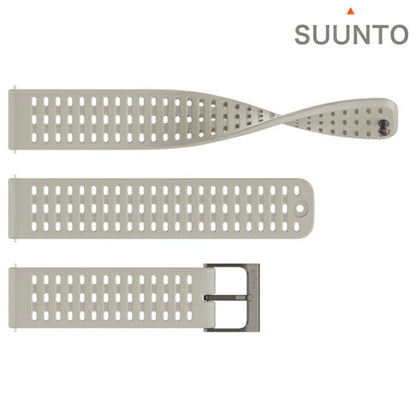 スント シリコンストラップ 時計ベルト 交換用ベルト ブランド メンズ レディース スントアクセサリー SUUNTO SS050884000 サンドグレー SS050884000