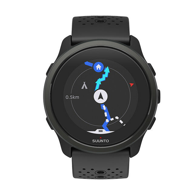 スント 5 ピーク スマートウォッチ メンズ レディース ランニング トライアスロン サイクリング SUUNTO SS050888000 デジタル オールブラック 黒 SS050888000