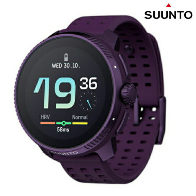 スント レース チタニウム 充電式クオーツ スマートウォッチ ブランド メンズ レディース チタン SUUNTO SS050933000 デジタル パープル SS050933000