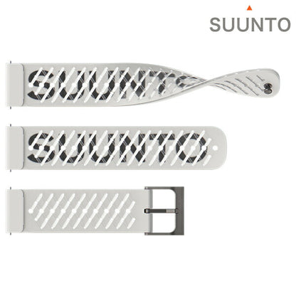 スント シリコンストラップ 時計ベルト 交換用ベルト ブランド メンズ レディース スントアクセサリー SUUNTO SS050959000 ホワイト 白 SS050959000