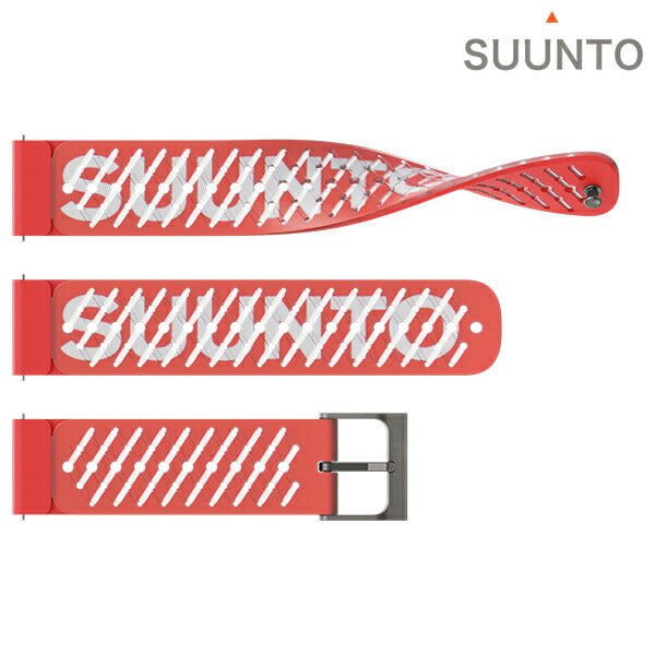 スント シリコンストラップ 時計ベルト 交換用ベルト ブランド メンズ レディース スントアクセサリー SUUNTO SS050962000 レッド 赤 SS050962000