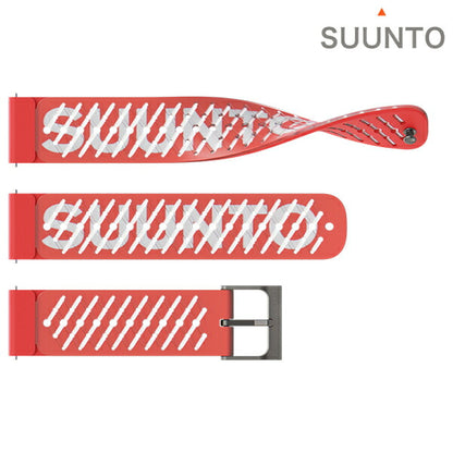 スント シリコンストラップ 時計ベルト 交換用ベルト ブランド メンズ レディース スントアクセサリー SUUNTO SS050962000 レッド 赤 SS050962000